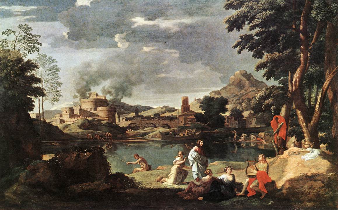 Landscape with Orpheus and Euridice